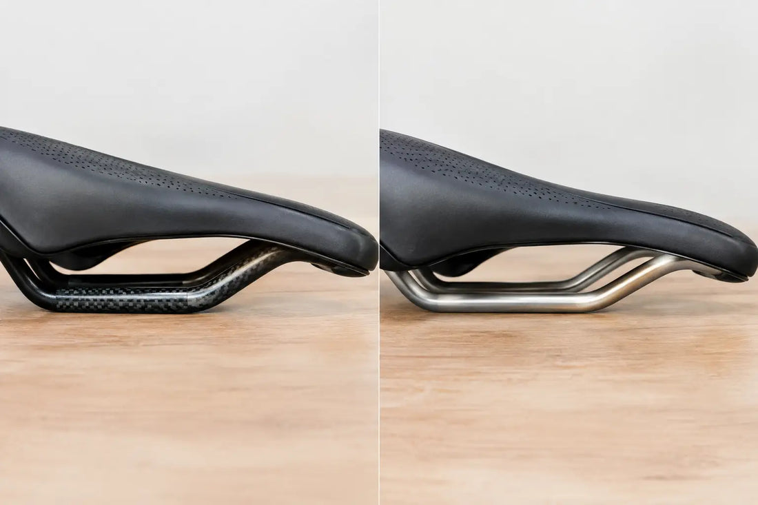 Carbon Rails vs Titanium Rails for Saddles