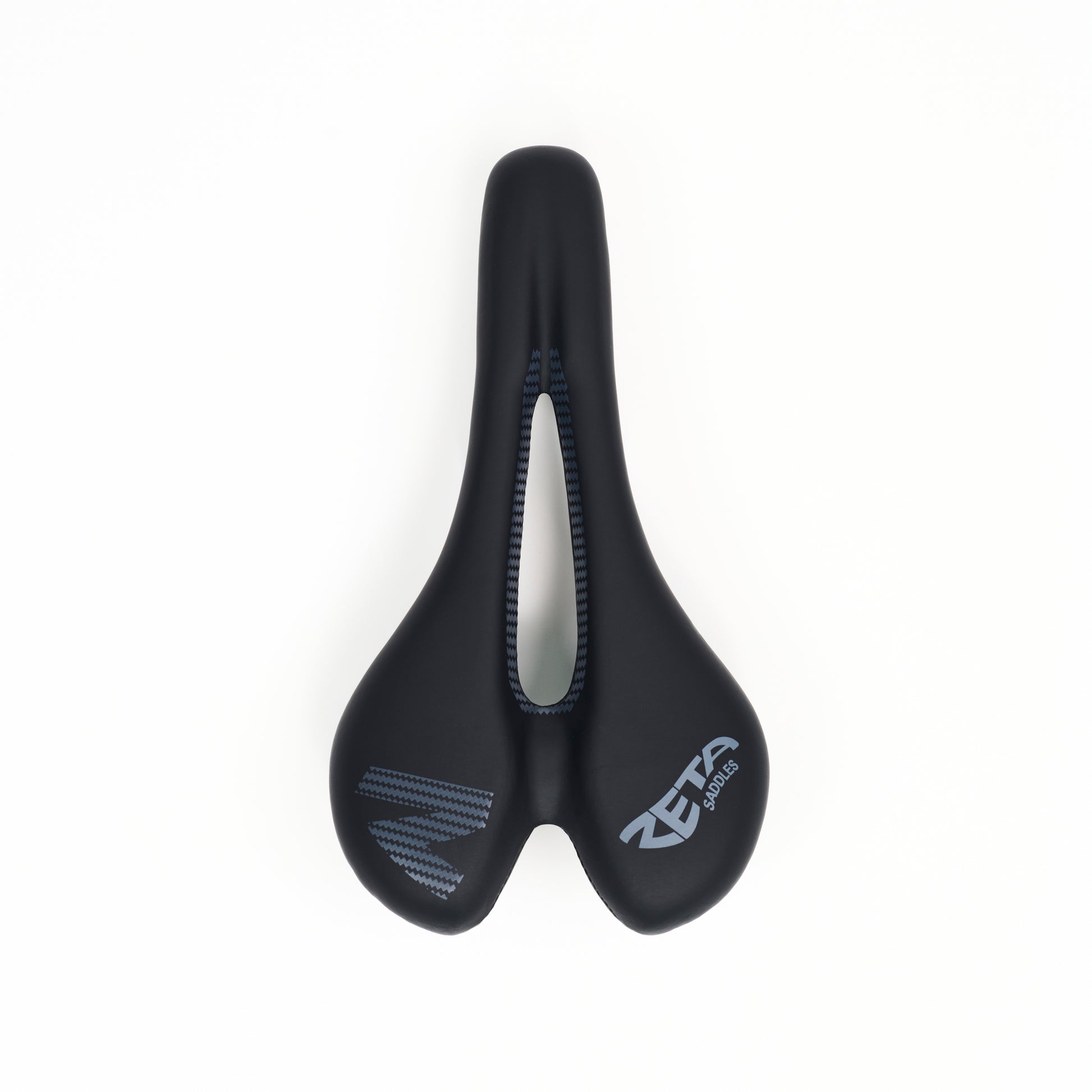 Zeta Saddles Carbon 145mm Top View