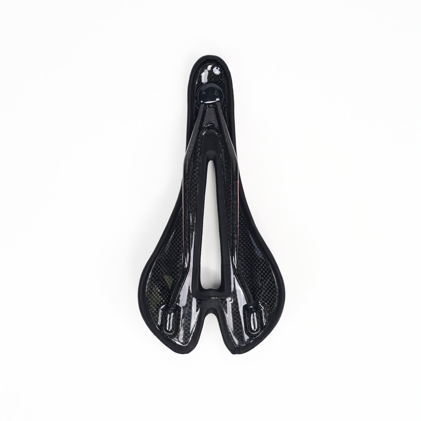 Zeta Saddles Modus Carbon saddle, underside view
