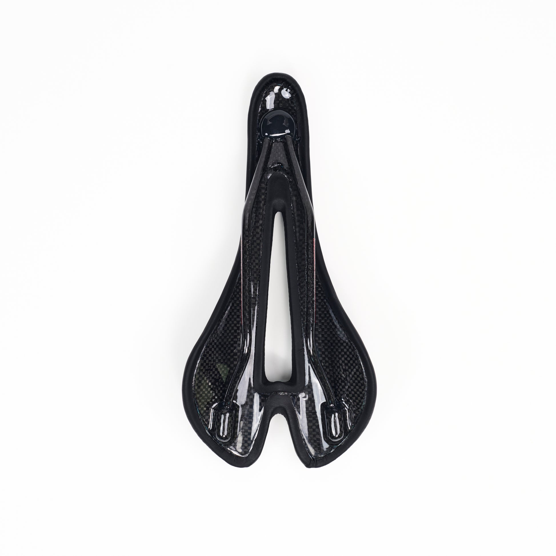 Zeta Saddles Modus Carbon saddle, underside view
