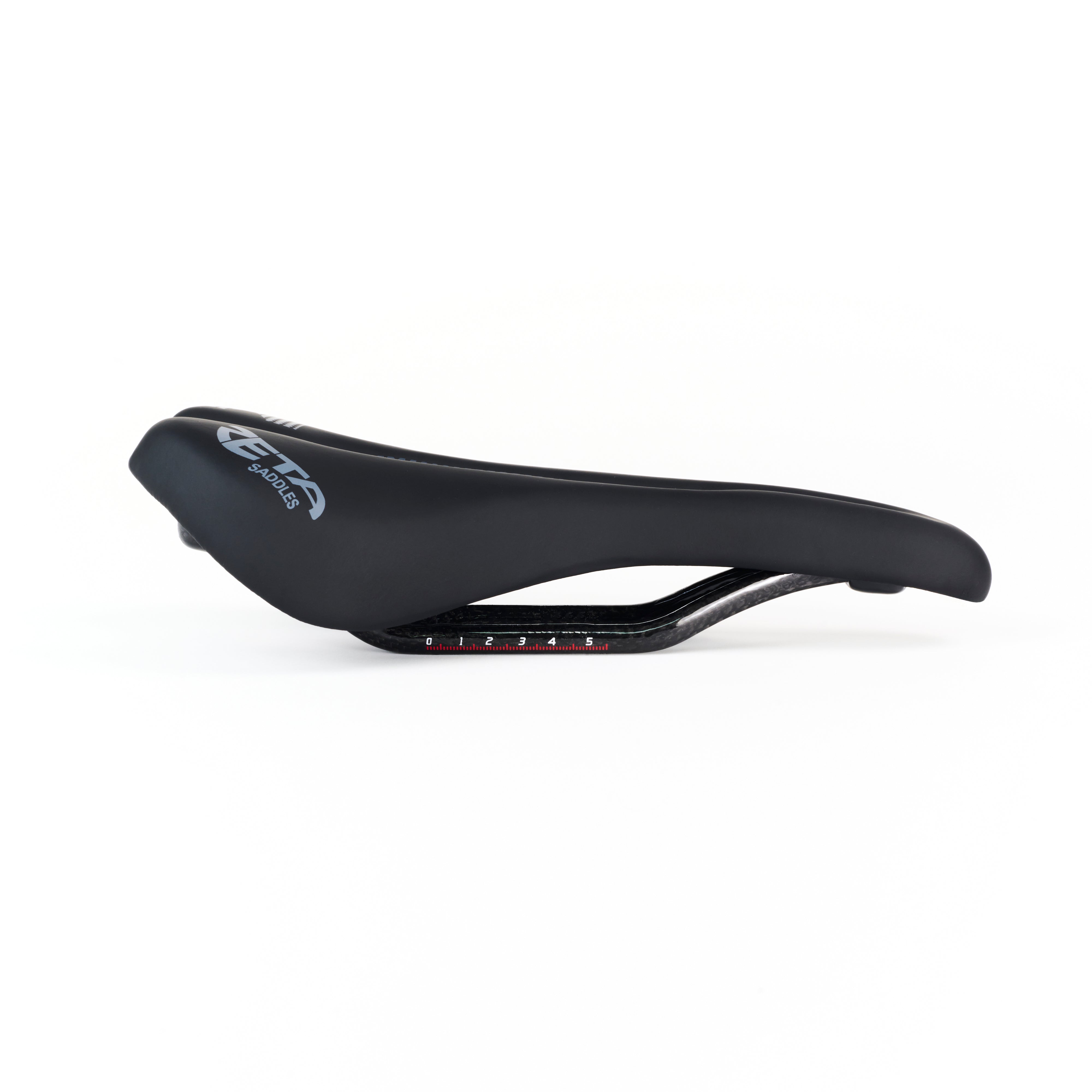 Zeta Saddles Modus Carbon Saddle 130 mm, side view