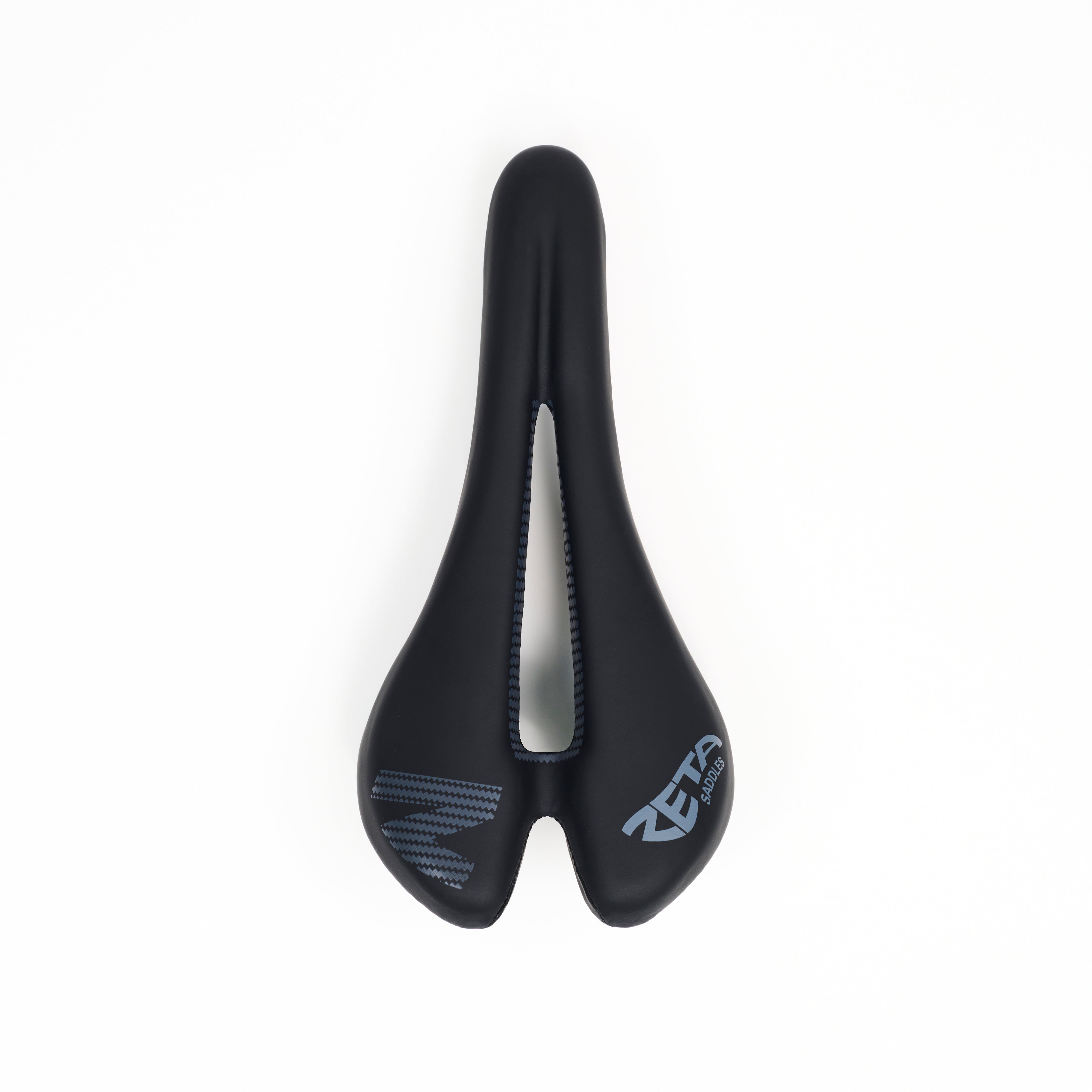 Zeta Saddles Modus Carbon saddle 130 mm, top view