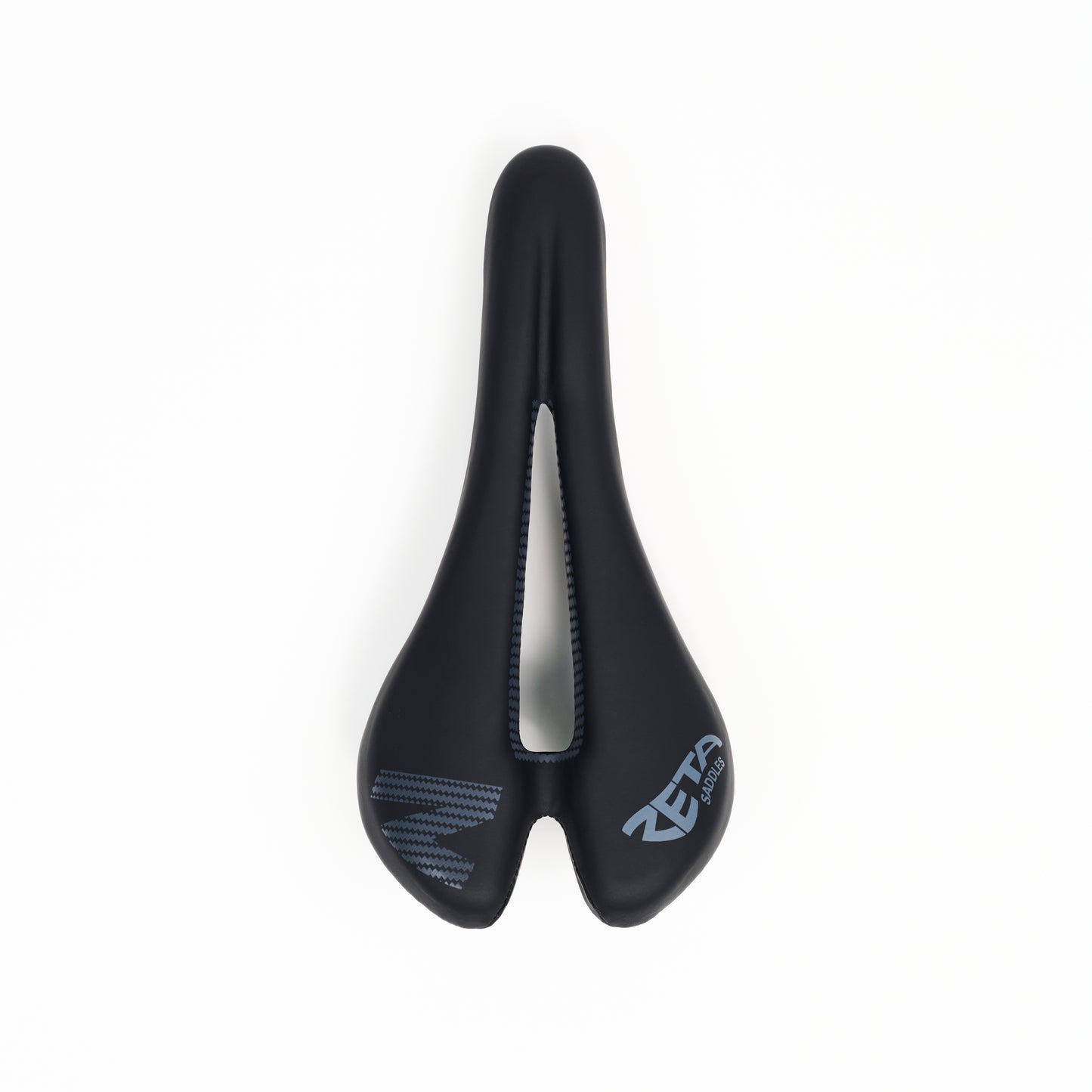 Zeta Saddles Modus Carbon saddle 130 mm, top view