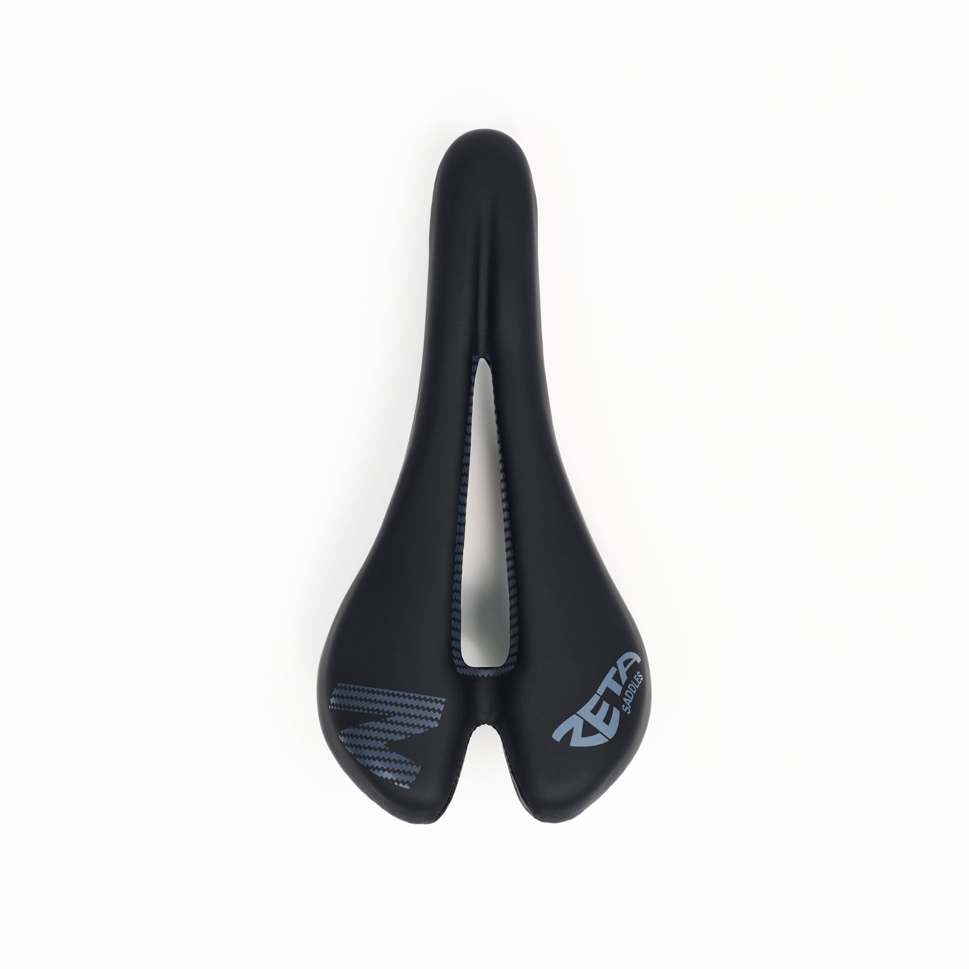 Zeta Saddles Modus Carbon saddle 130 mm, top view