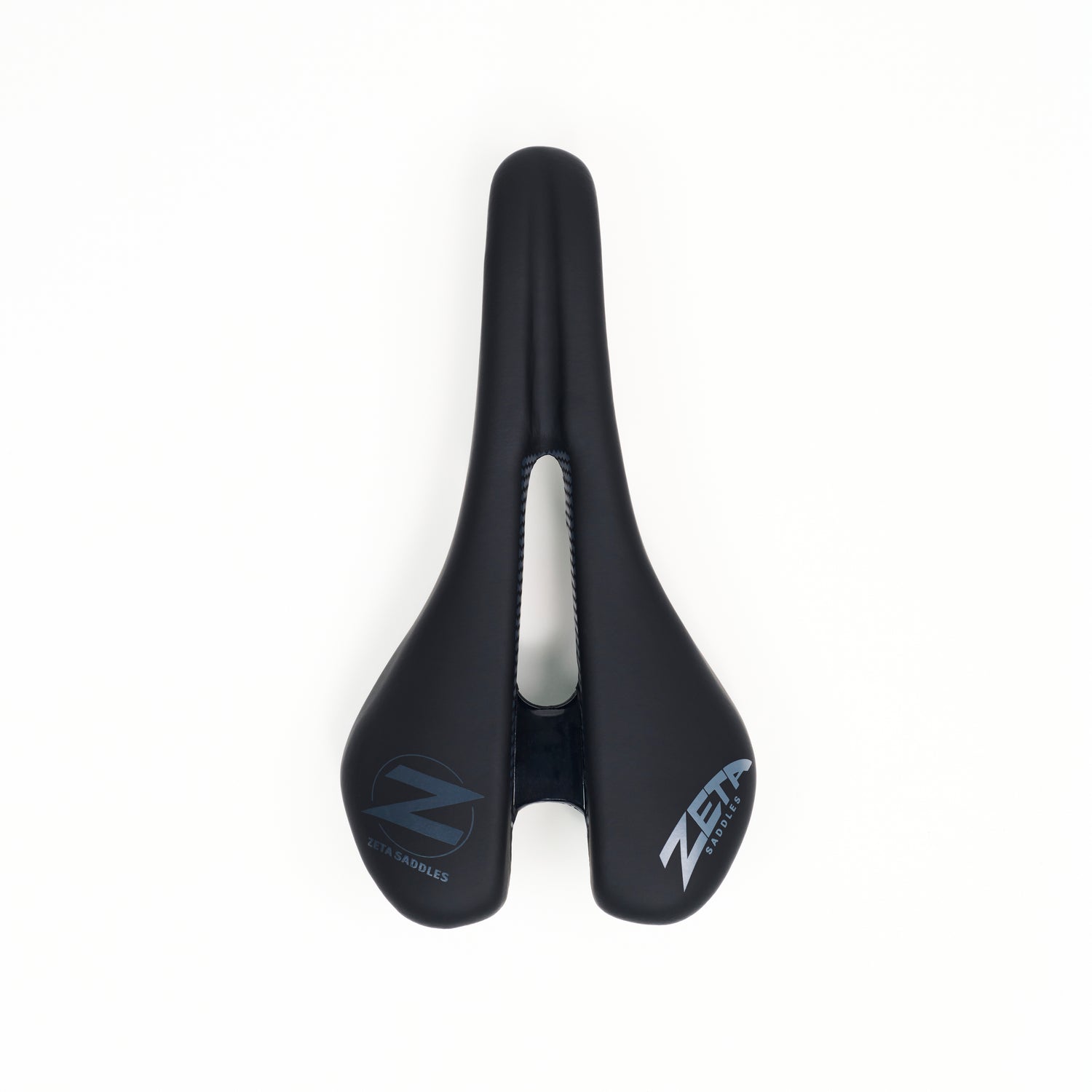 Zeta Saddles Optima Ti 145 mm for spin bikes  top view